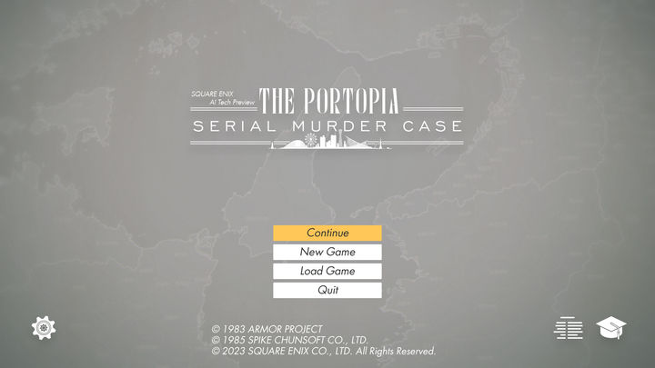 Screenshot 1 of SQUARE ENIX AI Tech Preview: THE PORTOPIA SERIAL MURDER CASE 