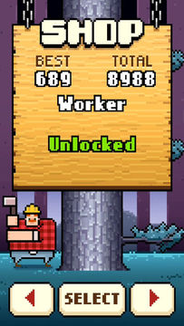 Timberman Golden Edition ภาพหน้าจอเกม