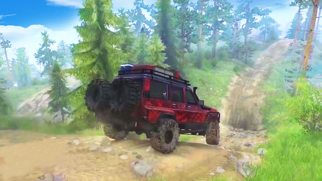 Screenshot of Offroad 4x4 Rally Racing Game