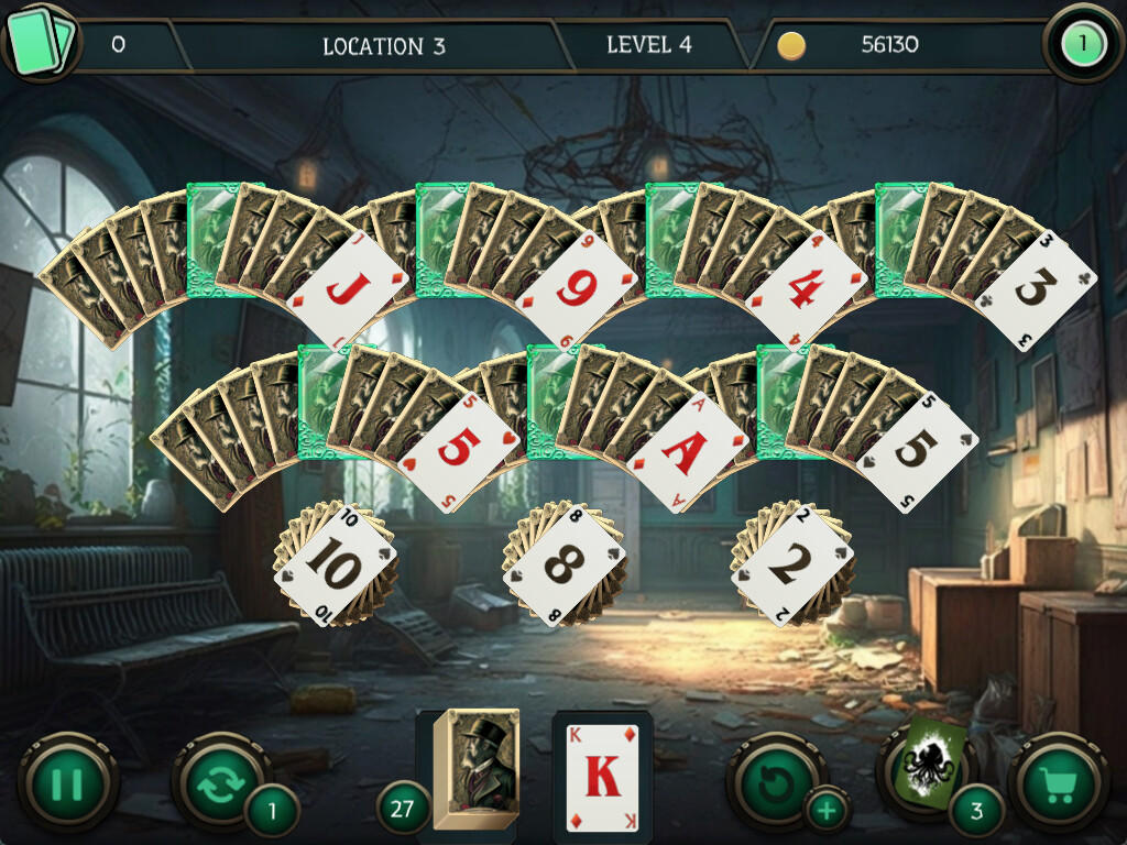 Screenshot 1 of Mystery Solitaire. Cthulhu Mythos 3 