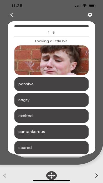 Feeling Quiz Game Screenshot