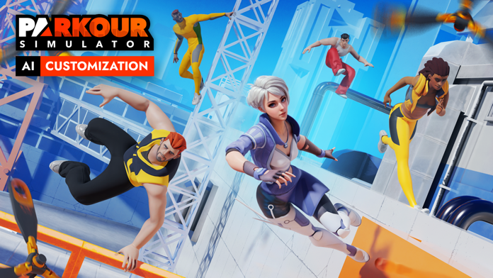 Parkour Simulator 3D Game Screenshot