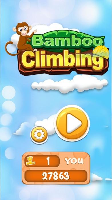 Bamboo Climbing Monkey Racing Game Screenshot