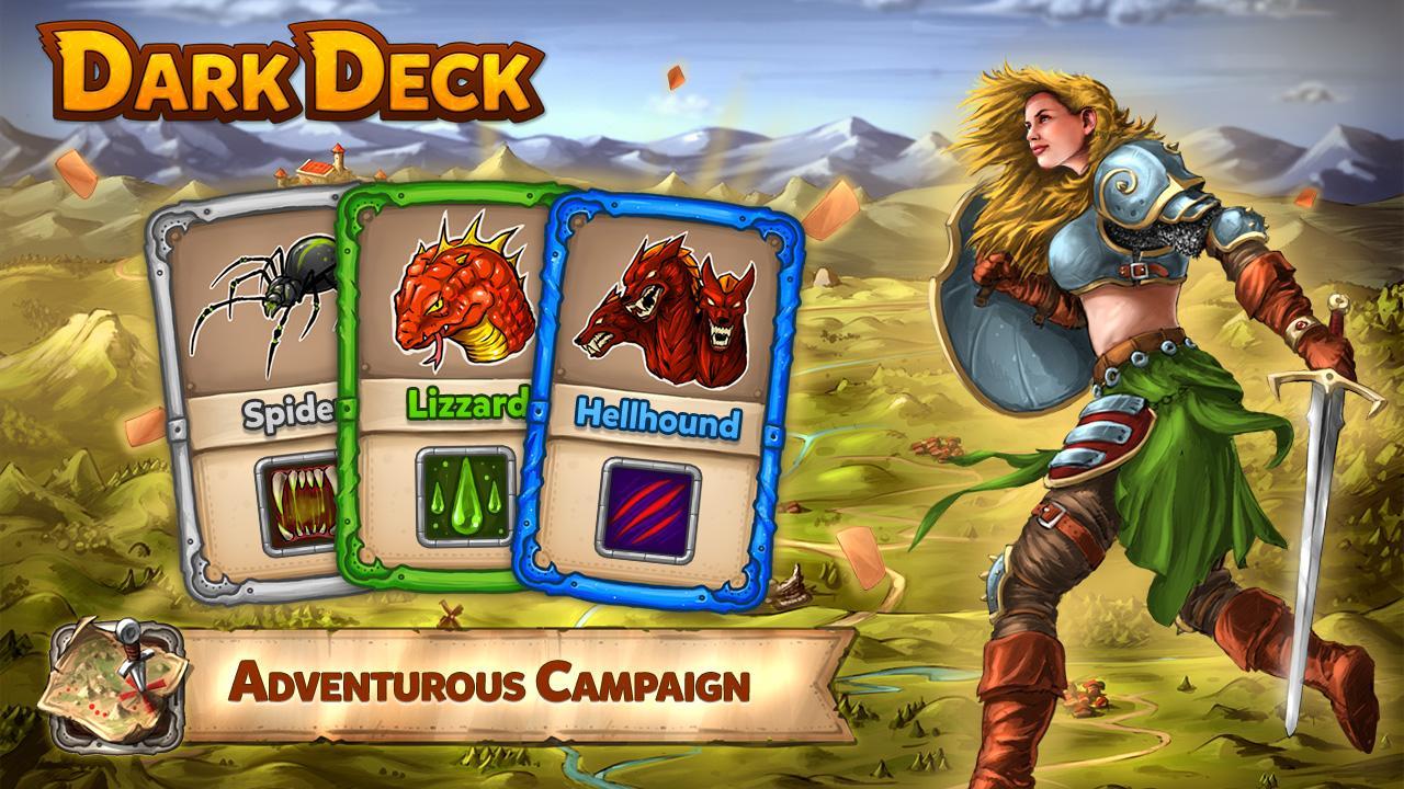 Скриншот игры Dark Deck Dragon Loot Cards