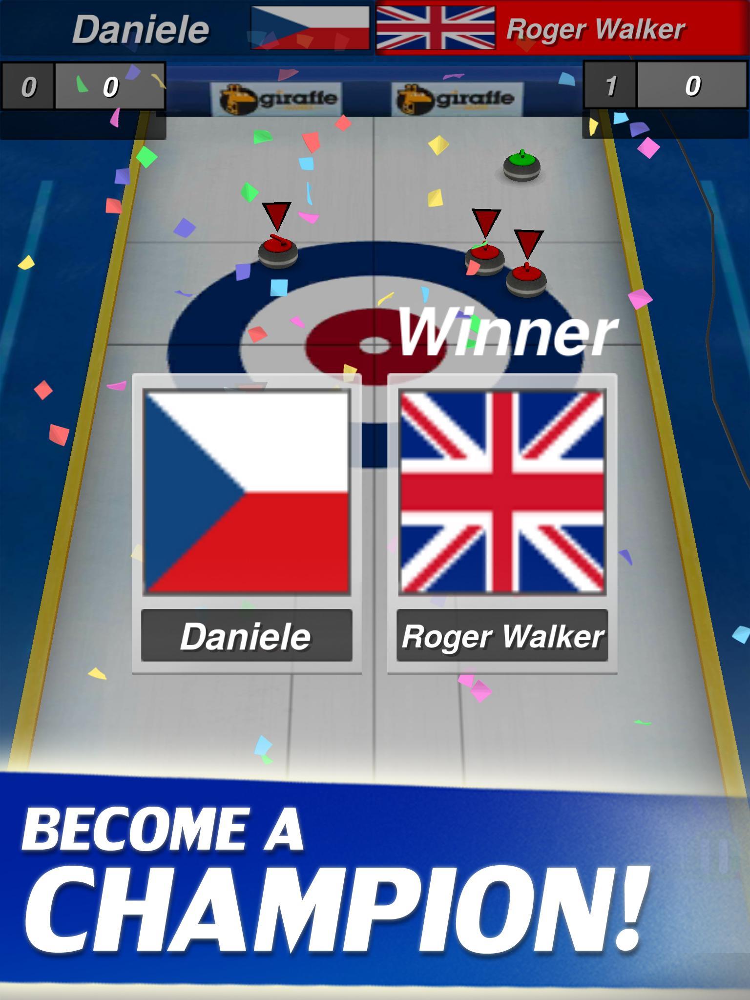 Curling 3D ゲームのスクリーンショット