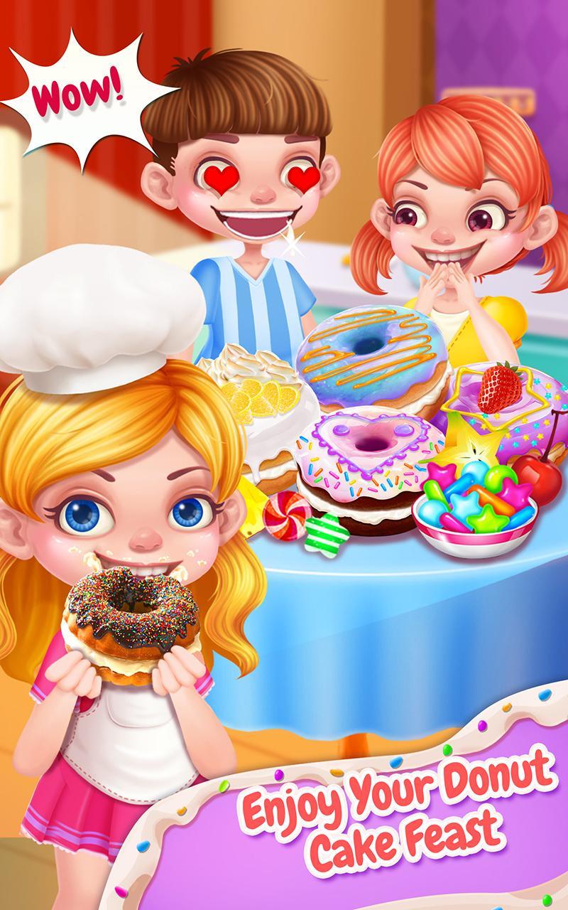 Sweet Donut Cake Maker Game Screenshot