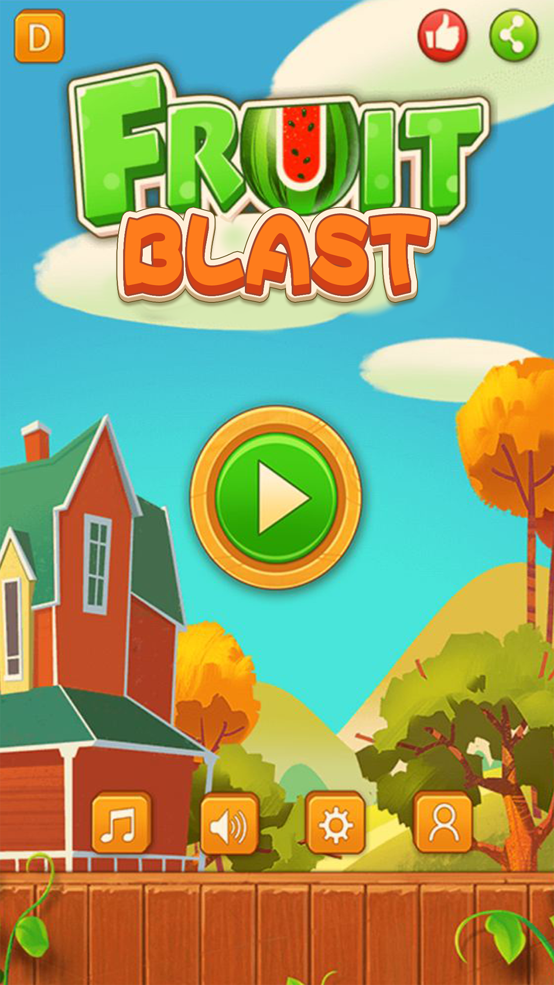 Fruit Blast Game Game Screenshot