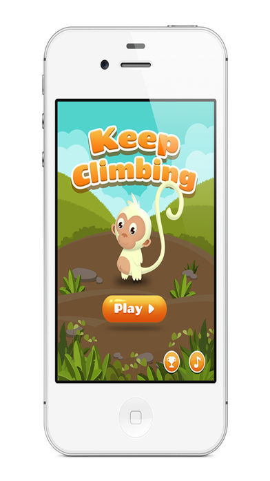 Monkey Jumping - Keep Climbing 게임 스크린 샷