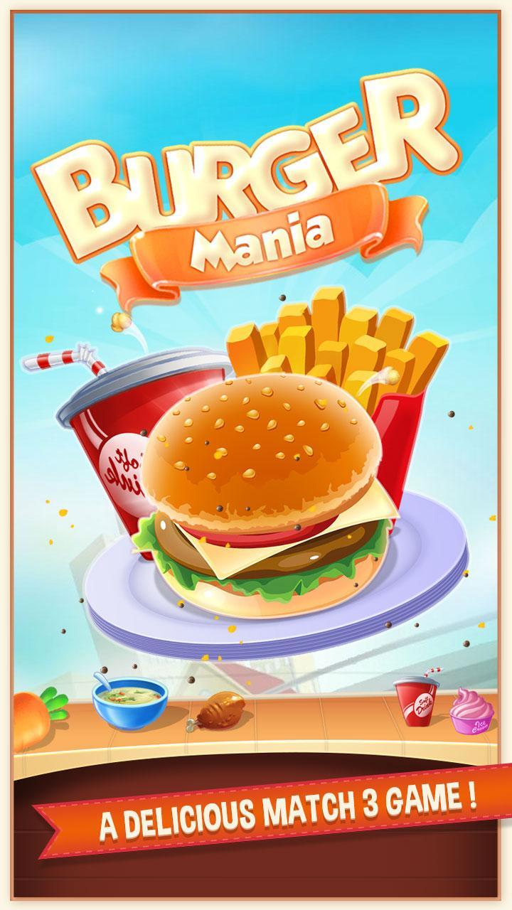 Burger Mania ゲームのスクリーンショット
