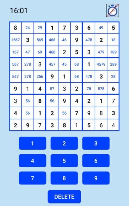 Sudoku for Pros Game Screenshot