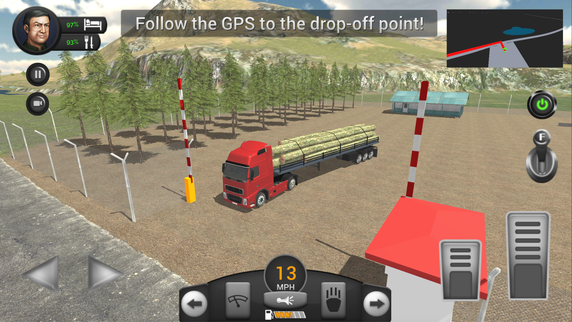 Real Truck Driving Simulator Game Screenshot