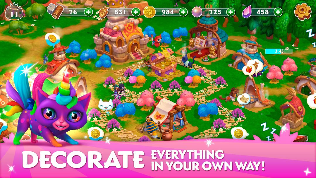 Screenshot of Cat Adventure: Enchanted Kingdom