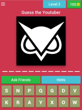 Guess the Youtuber Game Screenshot