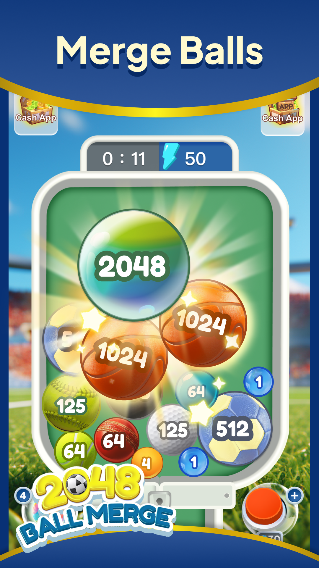 Lucky 2048 - Merge Ball and Win Free Reward APK para Android