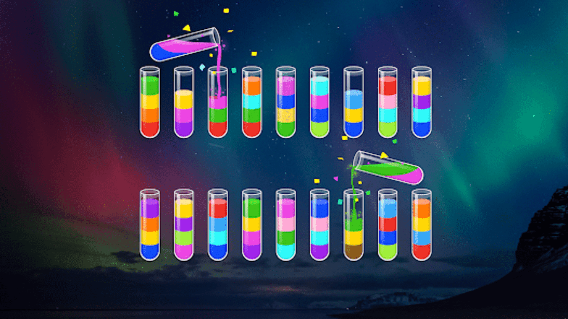 Screenshot of Water Sort - Color Puzzle Game