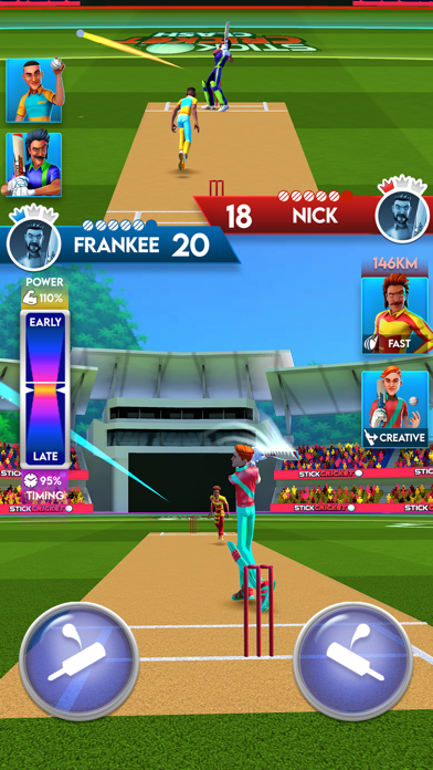 Cuplikan Layar Game Stick Cricket Clash