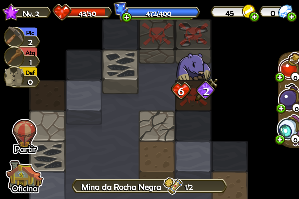Mine Quest - Crafting and Battle Dungeon RPGのキャプチャ