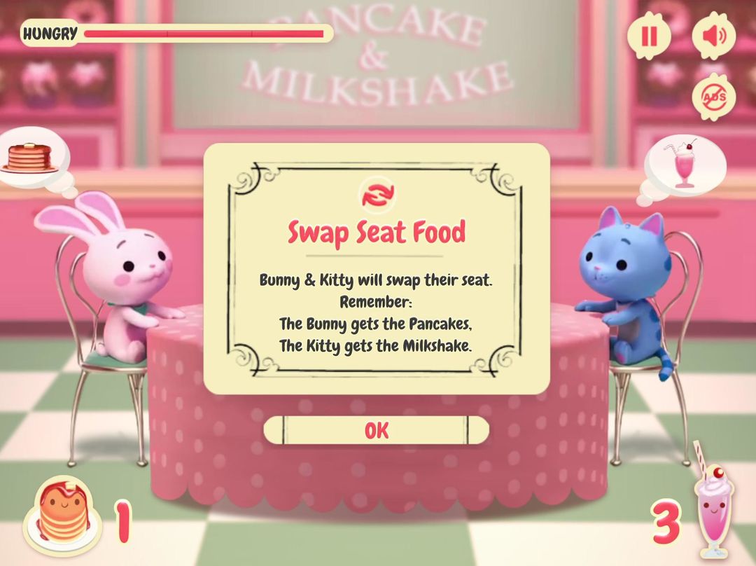 Screenshot of Pancake and Milkshake!