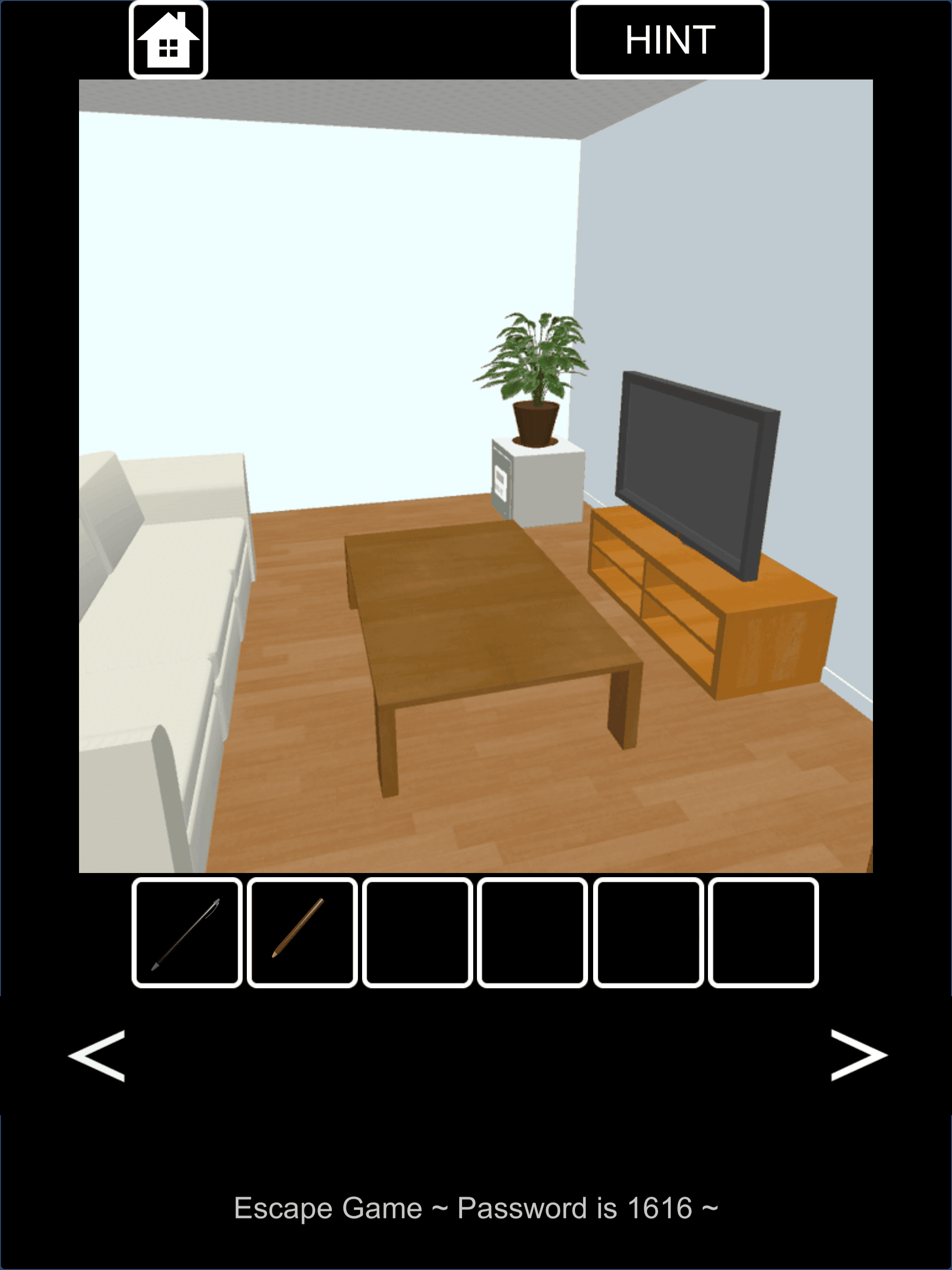 Cuplikan Layar Game Room Escape: Password is 1616