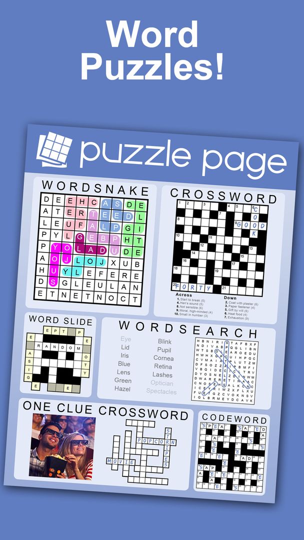 Puzzle Page - Daily Puzzles! 게임 스크린 샷