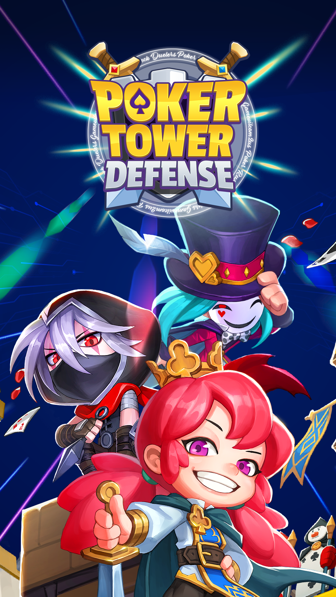 Скриншот игры Poker Tower Defense