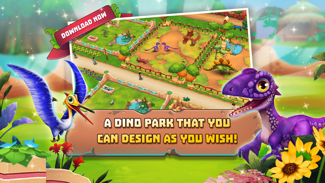 Dinosaur Park – Primeval Zoo 게임 스크린 샷