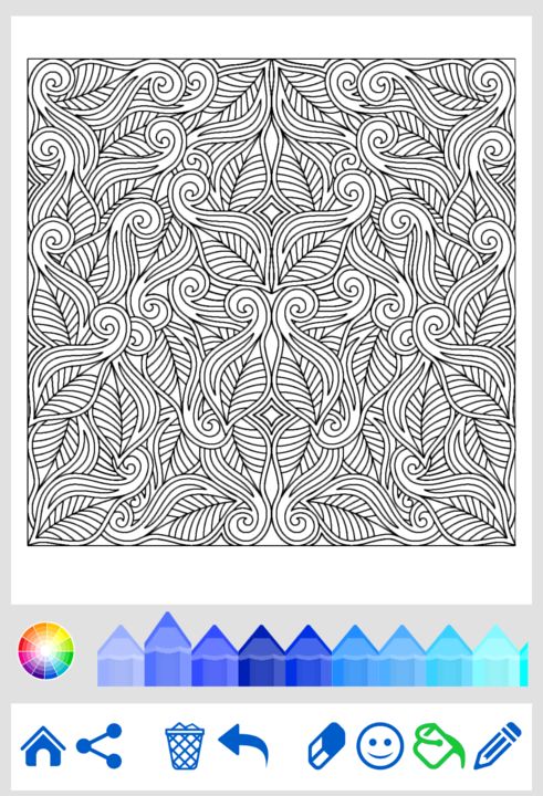Screenshot 1 of Patterns art coloring pages 1.2.5