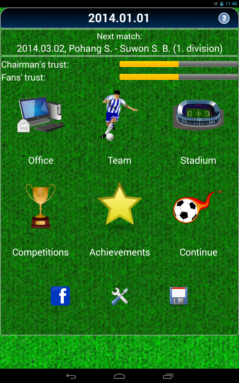 True Football 2 게임 스크린샷