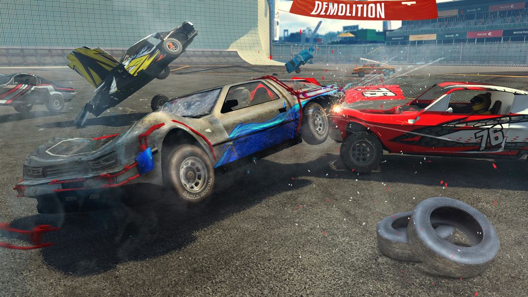 Screenshot of Whirlpool Car Demolition Derby: Car Crash