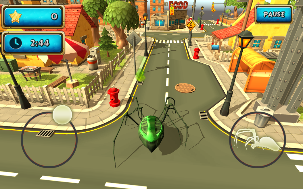 Spider Simulator: Amazing City ภาพหน้าจอเกม