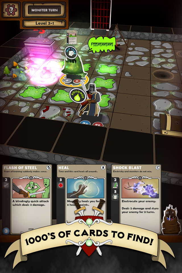 Скриншот игры Card Dungeon