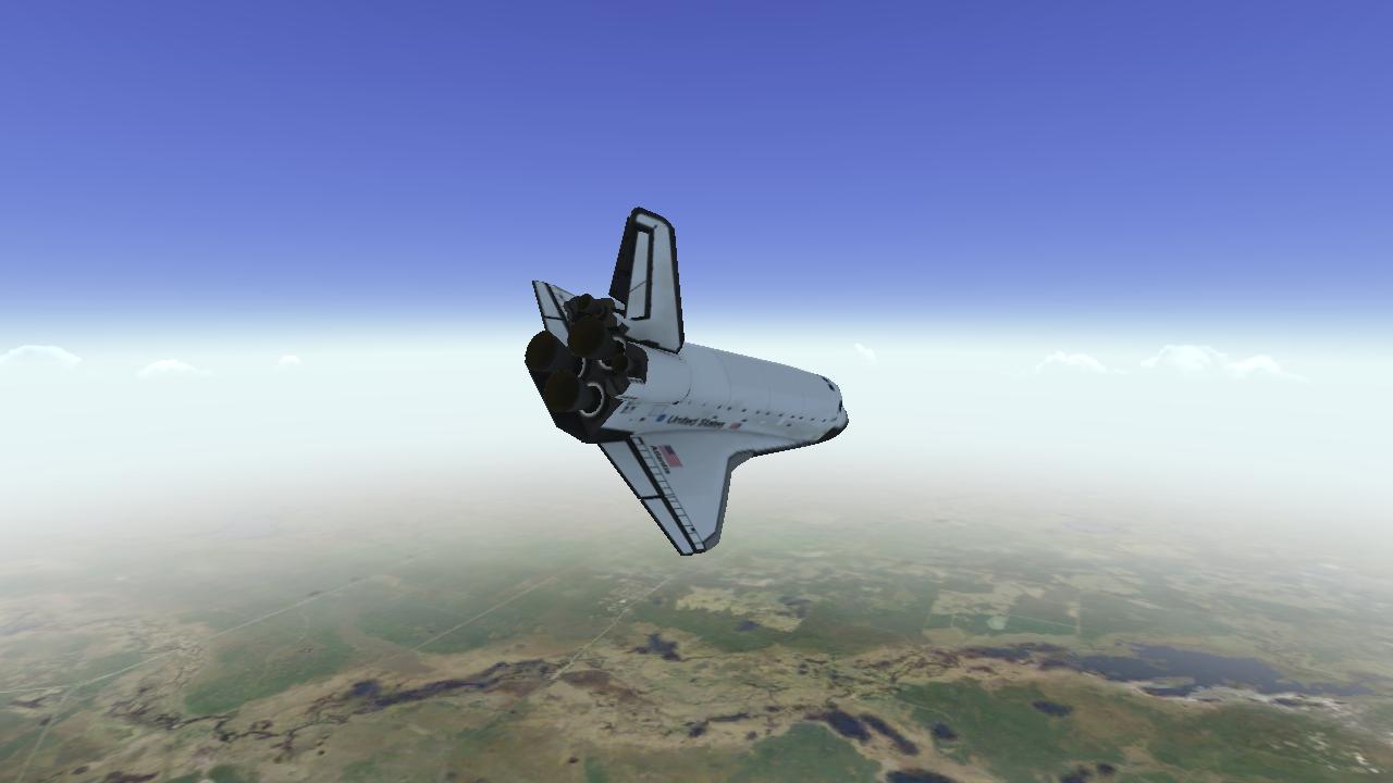 F-Sim Space Shuttle Game Screenshot