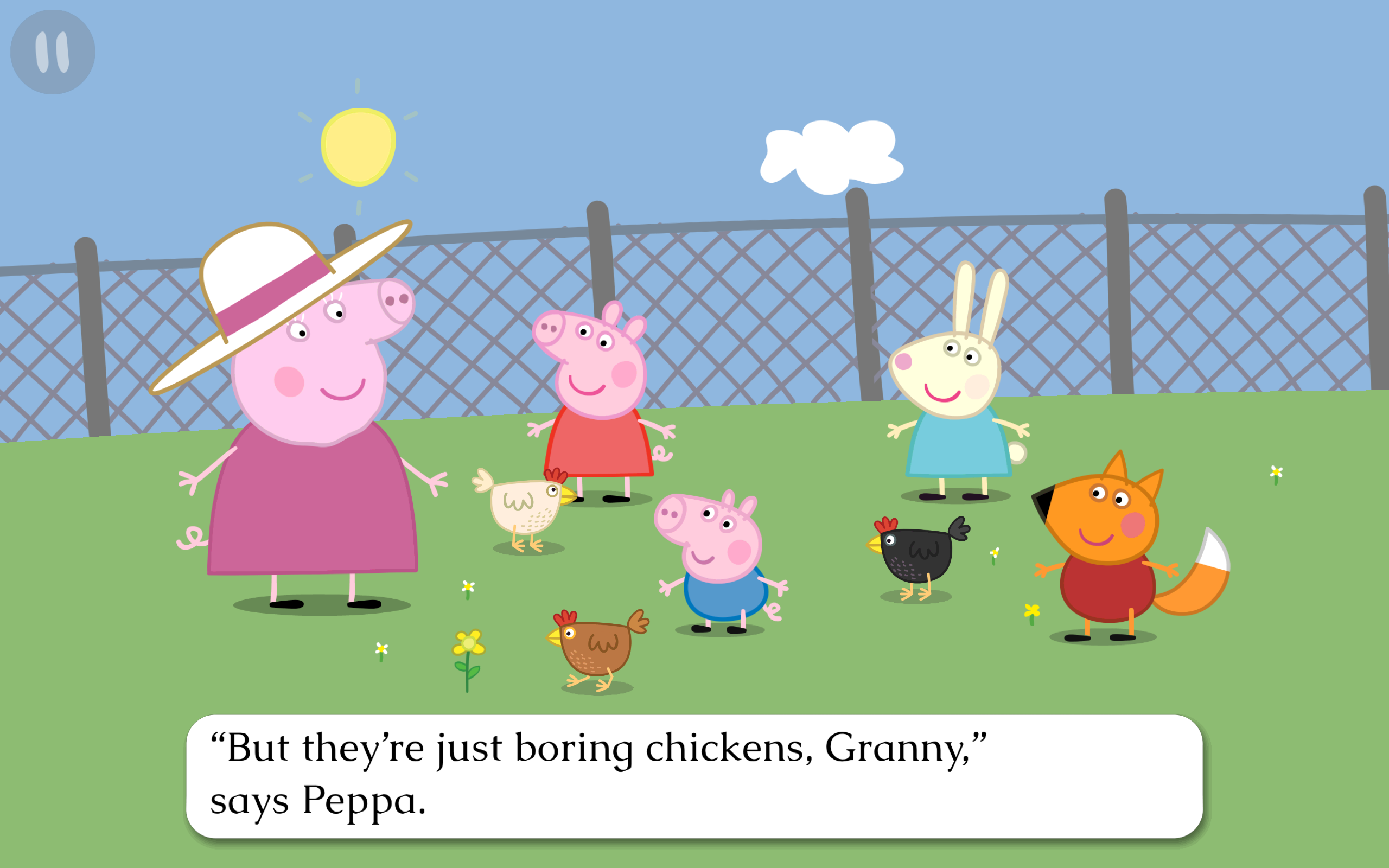 Captura de Tela do Jogo Peppa Pig Book: Great Egg Hunt