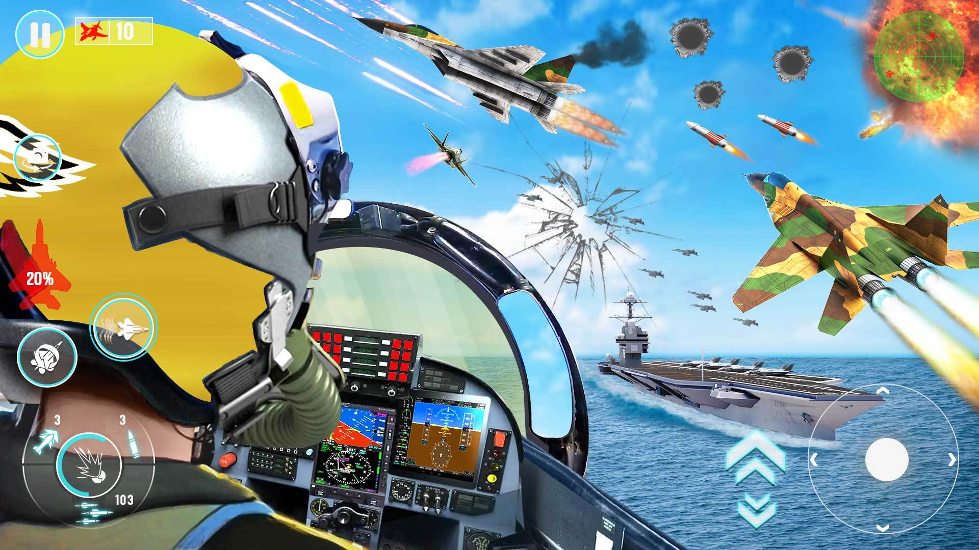 Screenshot of Fighter Jet War Plane Games