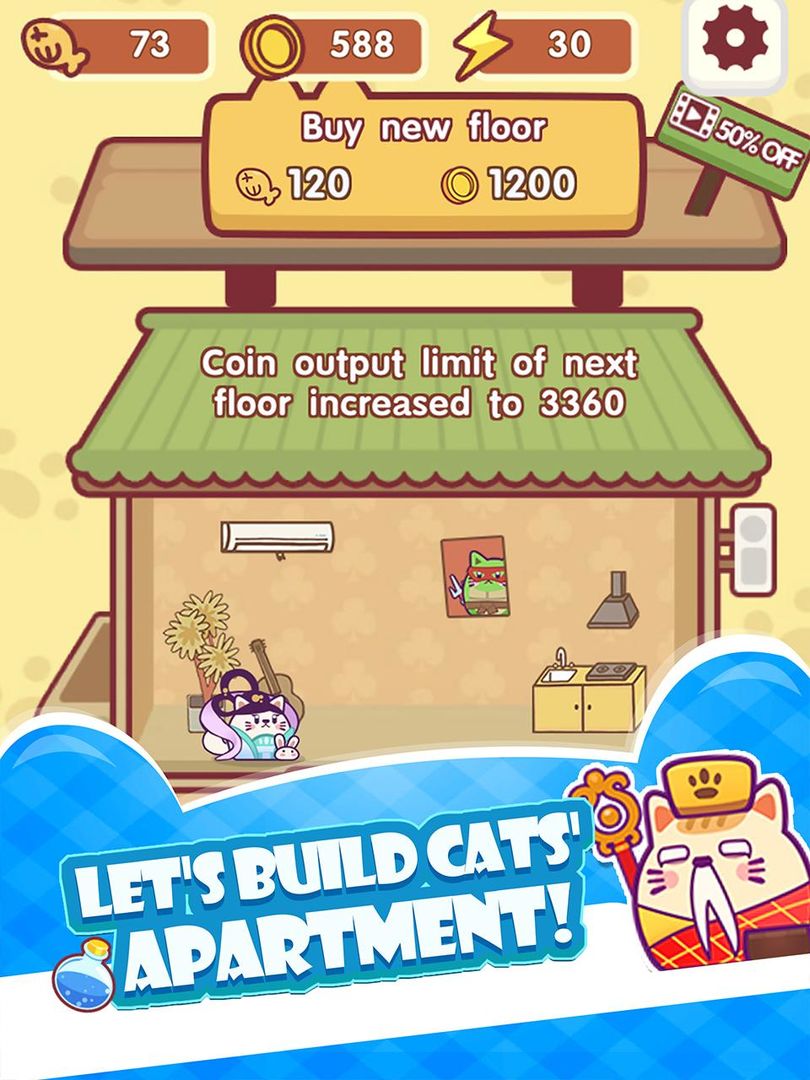 Screenshot of Cats' Plus!
