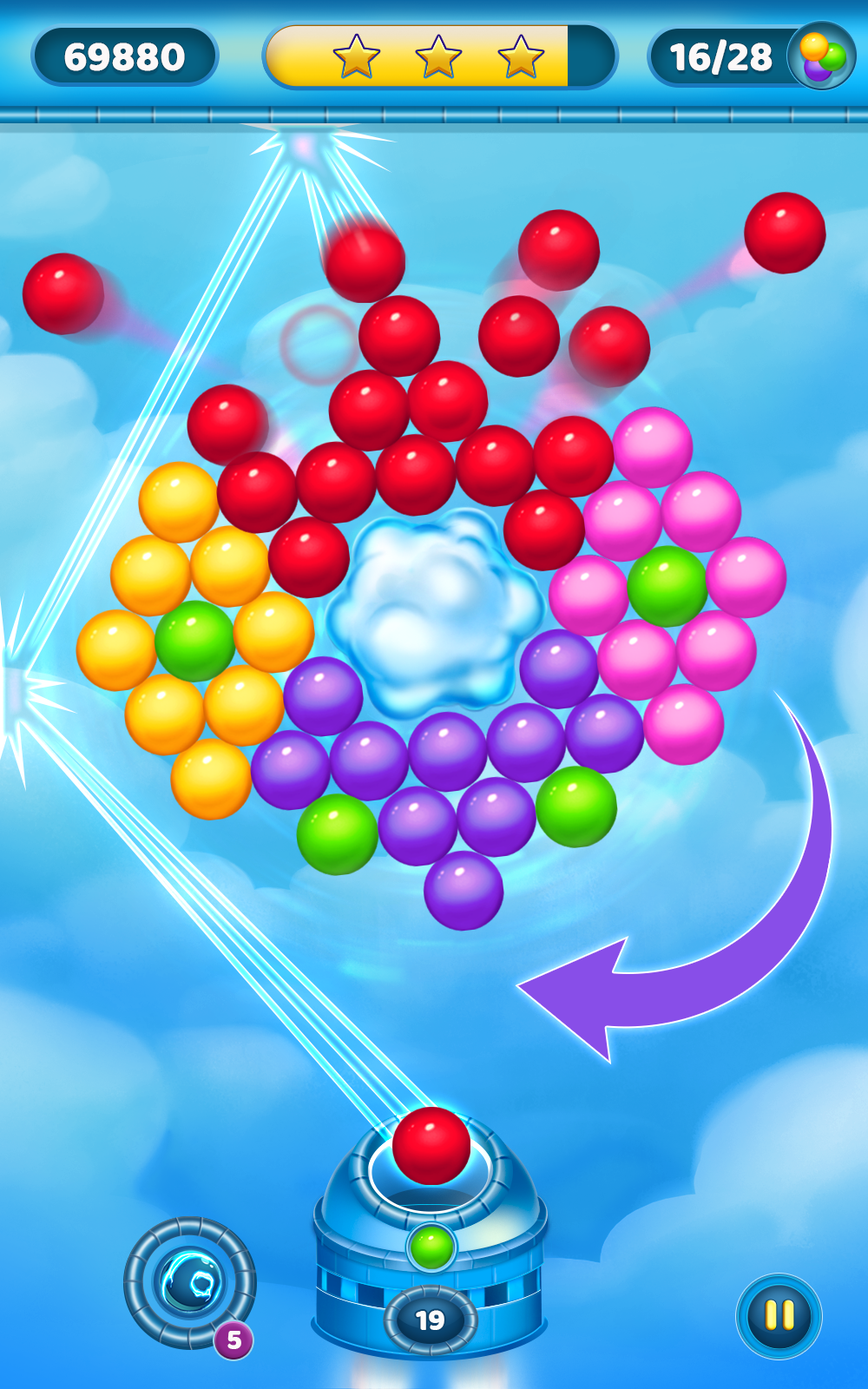 Cloud Spin 遊戲截圖