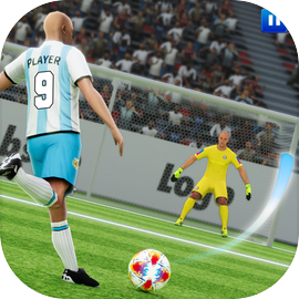 Jogo de chute de futebol estrela de futebol versão móvel andróide