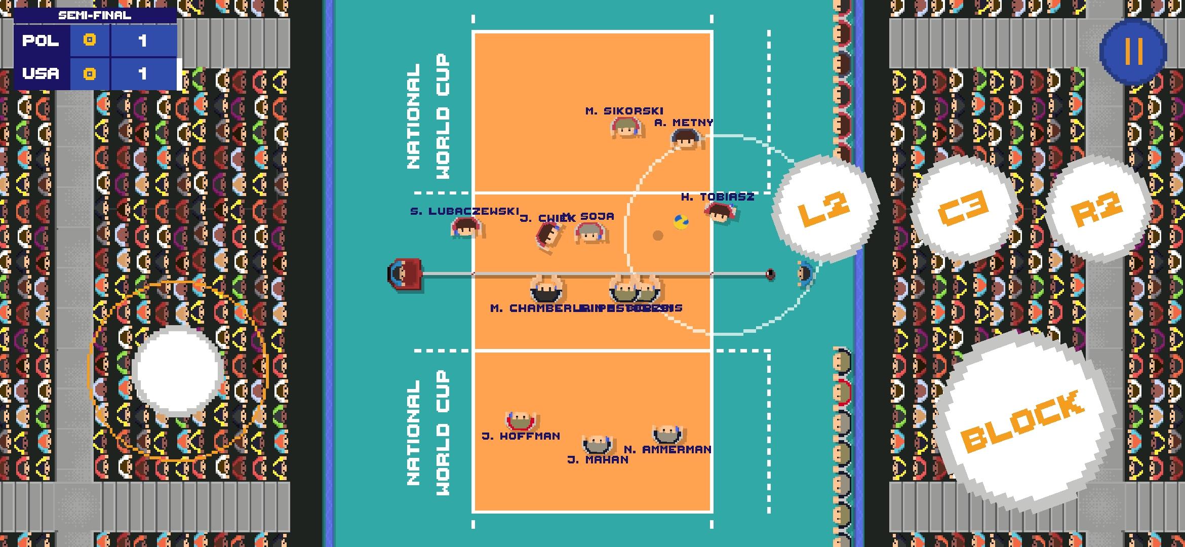 Screenshot of Volley 23 - Volleyball Game