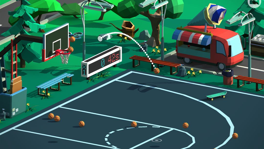 Screenshot of Basketball Online