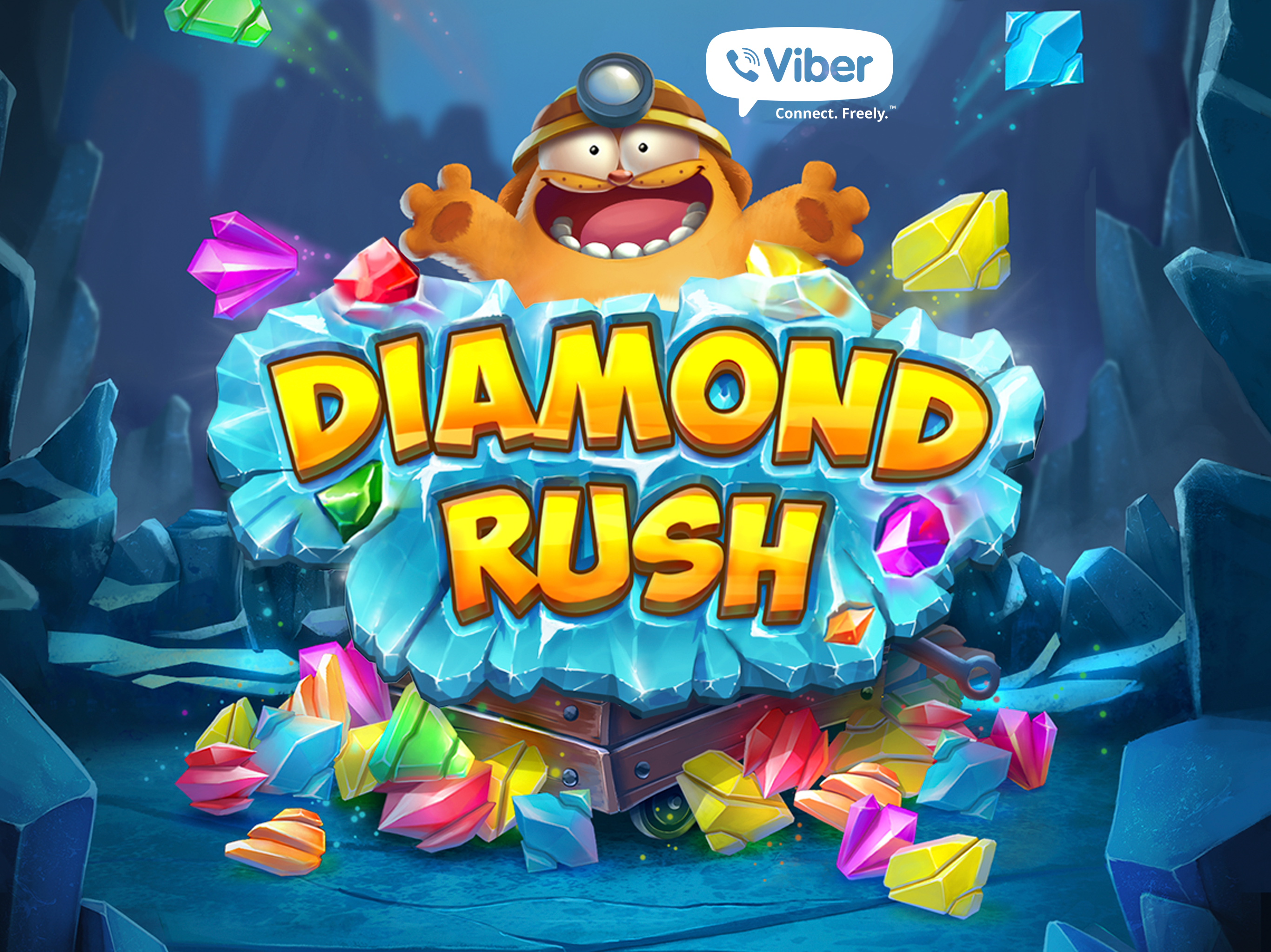 Viber Diamond Rush 게임 스크린샷