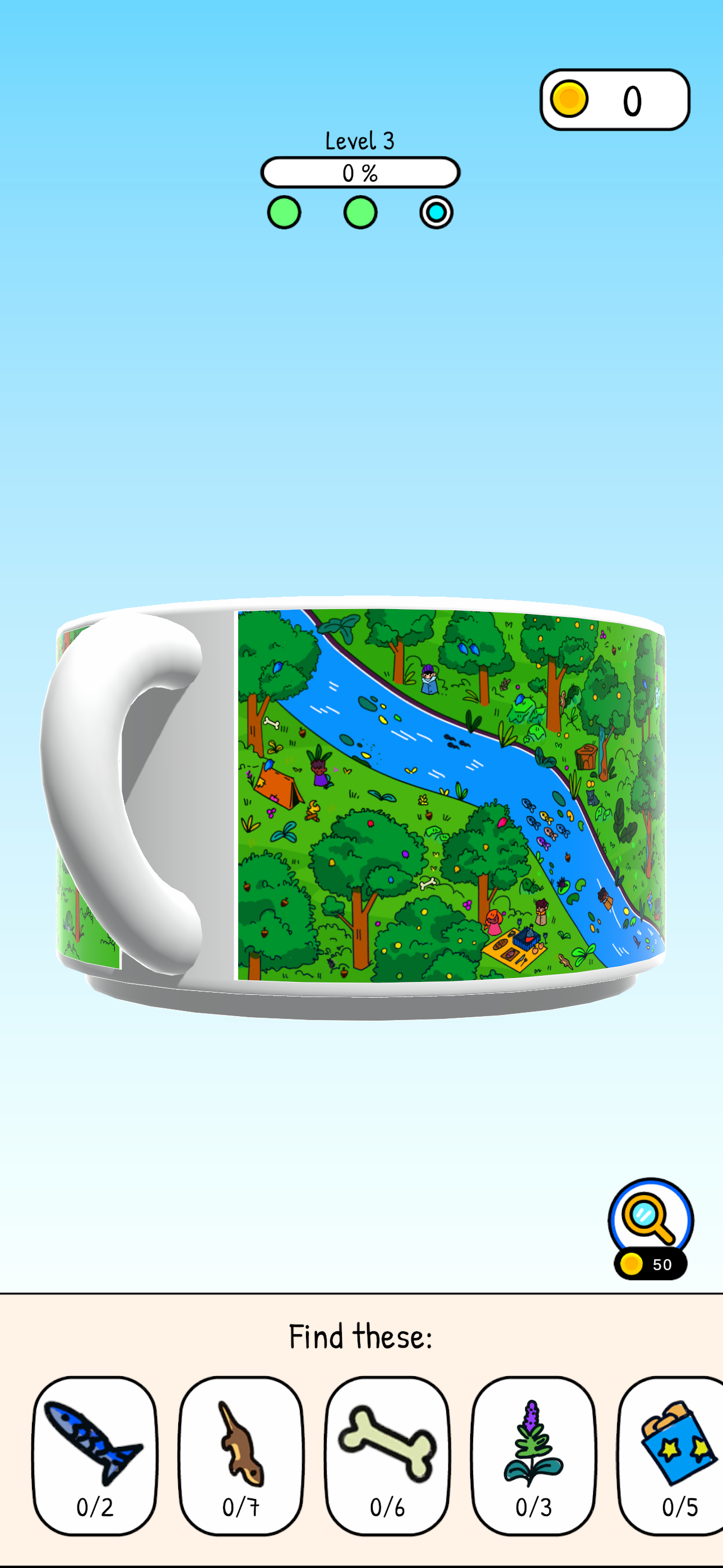 Cuplikan Layar Game Hidden Art 3D