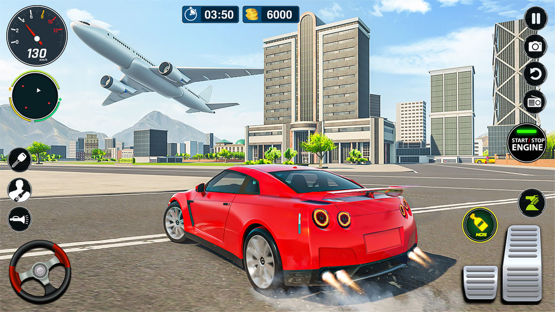 Flying Car Simulator: Car Game ภาพหน้าจอเกม