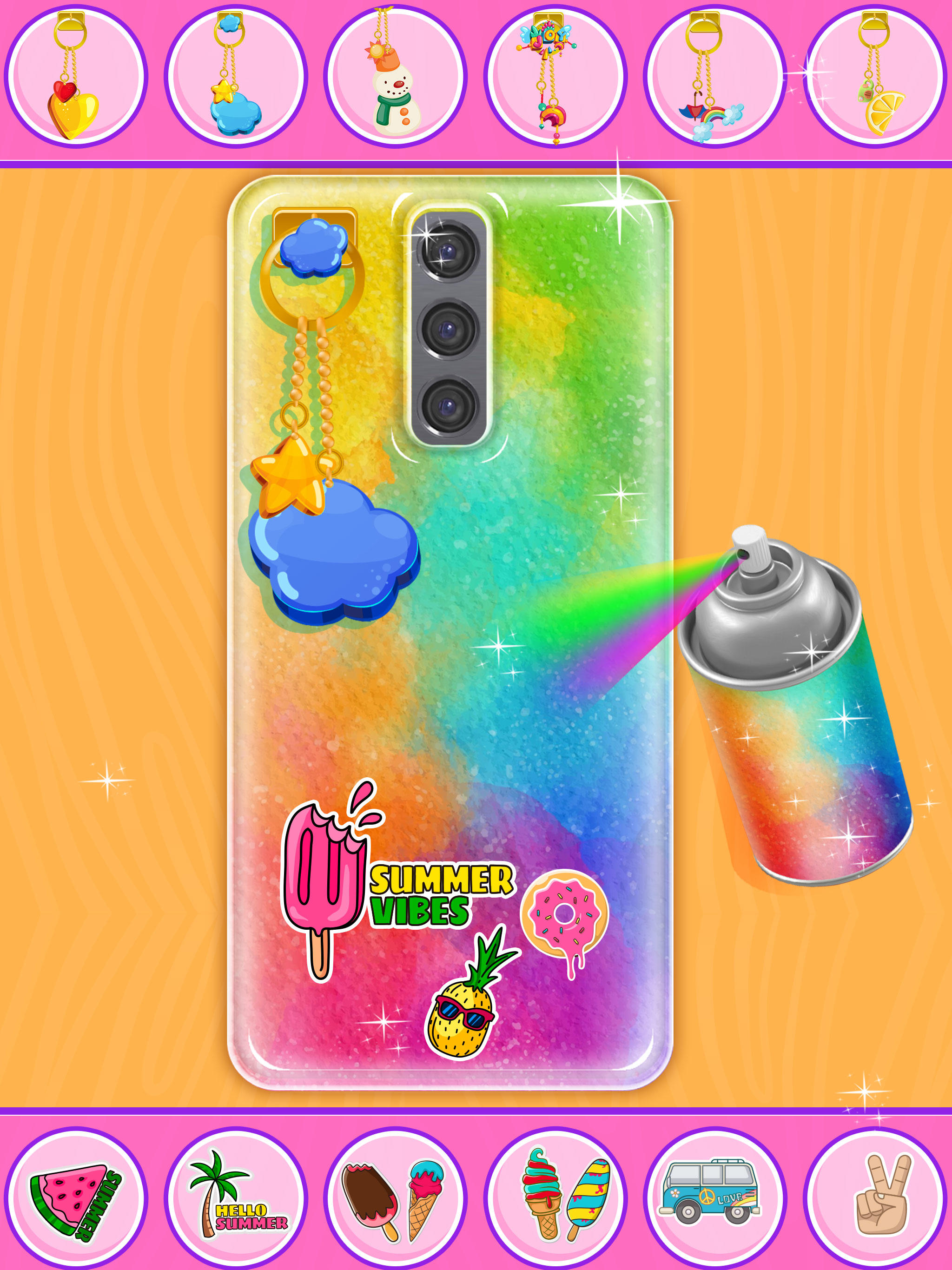 Screenshot of Mobile Phone Case DIY Games