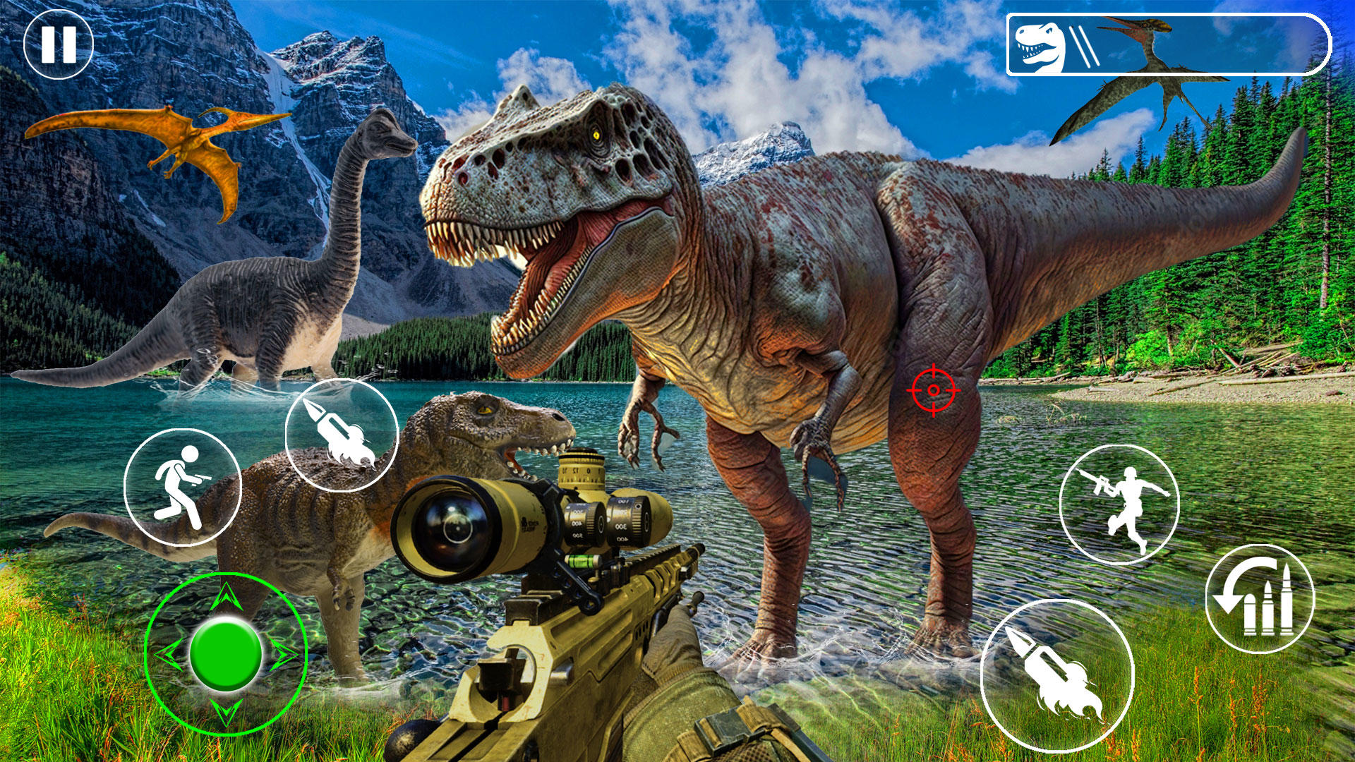 Dino Hunting: Dinosaur Game 3D Game for Android - Download