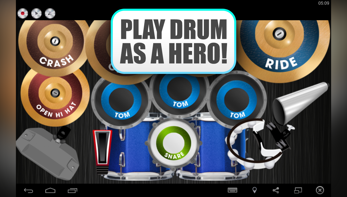 Virtual Drum ภาพหน้าจอเกม