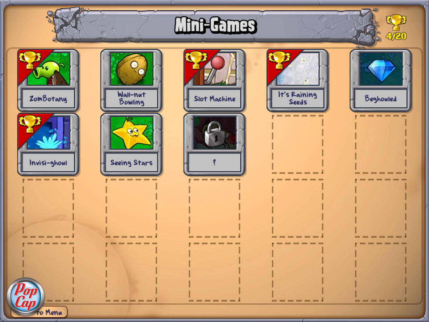 Screenshot of Plants vs. Zombies GOTY Edition