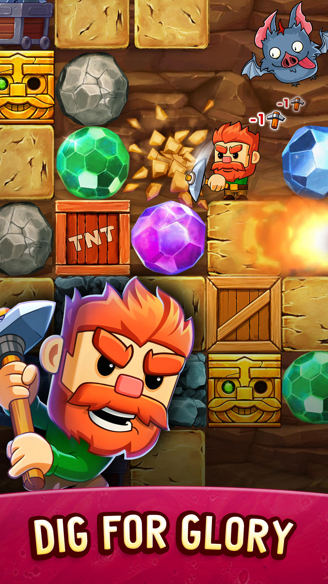 Dig Out! Gold Digger Adventure Game Screenshot