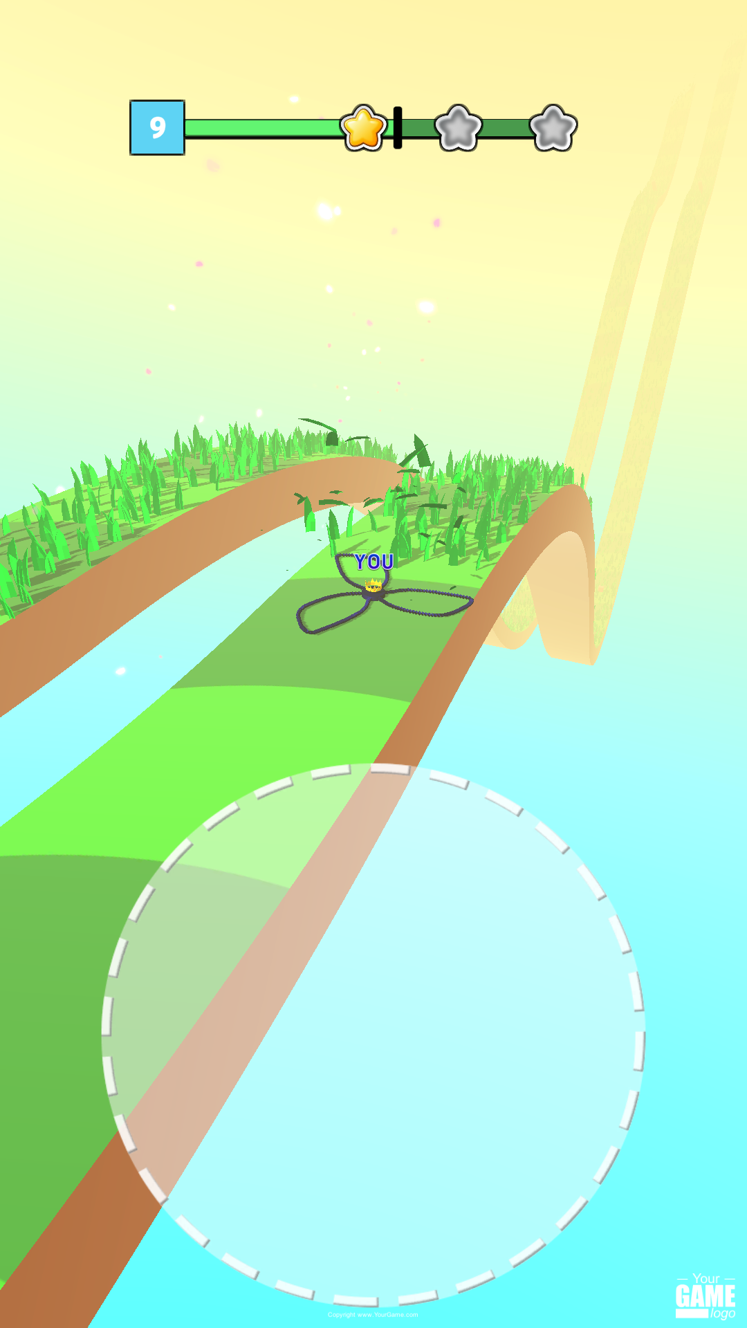 Draw Grass Cutter Game Screenshot