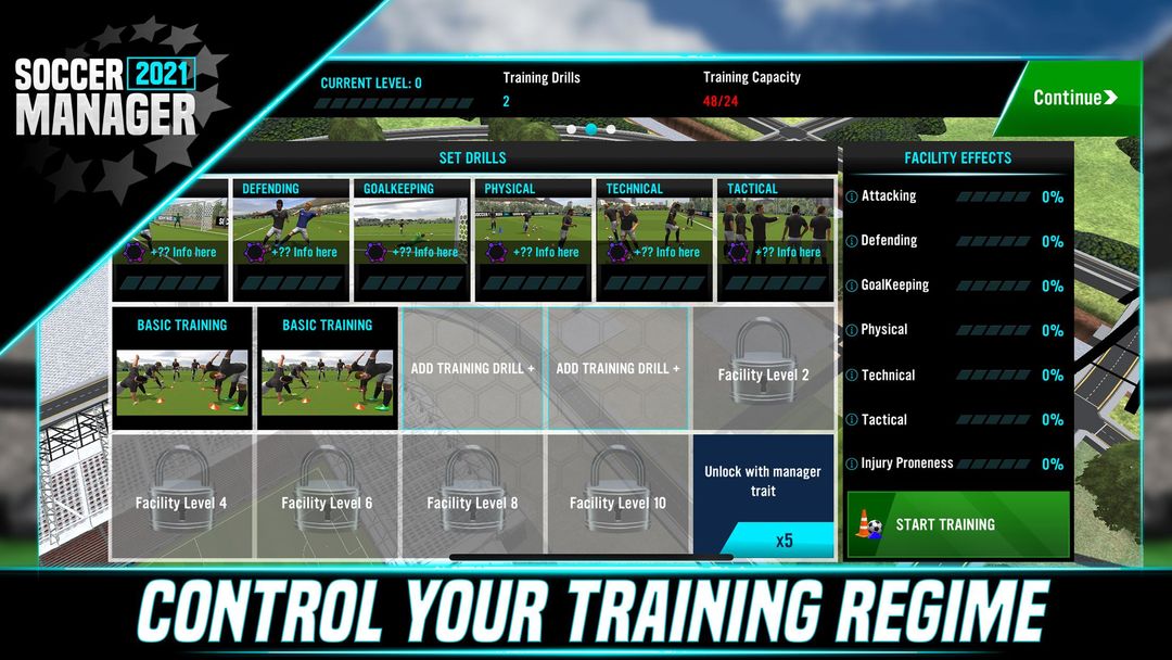 Soccer Manager 2021 - Football Management Game ภาพหน้าจอเกม