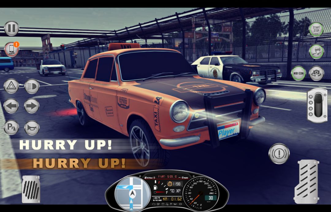Amazing Taxi City 1976 V2 게임 스크린 샷